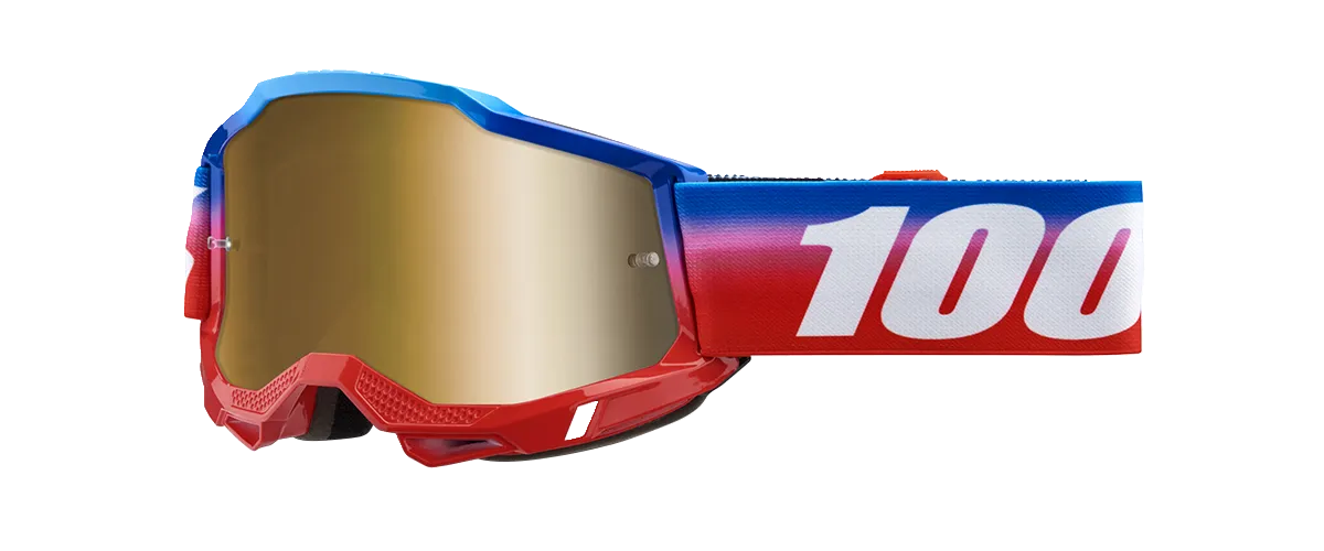 100% Accuri 2 Goggles - Unity - True Gold Mirror 50014-00025