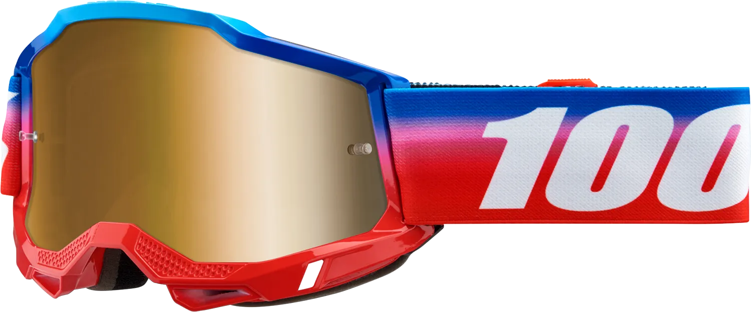 100% Accuri 2 Goggles - Unity - True Gold Mirror 50014-00025