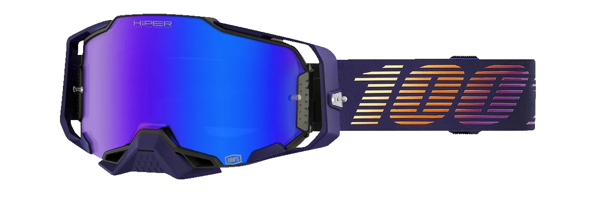 100% Armega Goggles - Agenda - HiPER Mirror Blue 50003-00009
