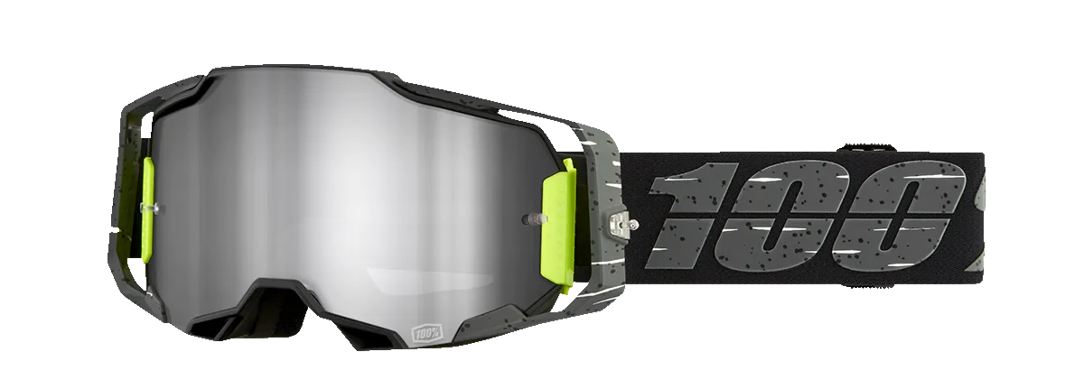 100% Armega Goggles - Antibia - Silver Flash Mirror 50005-00022