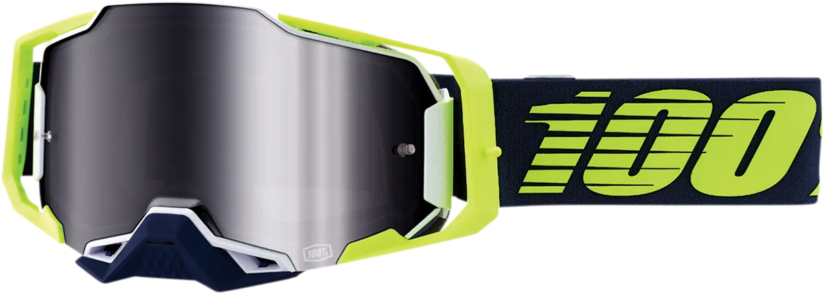 100% Armega Goggles - Deker - Silver Mirror 50721-252-08