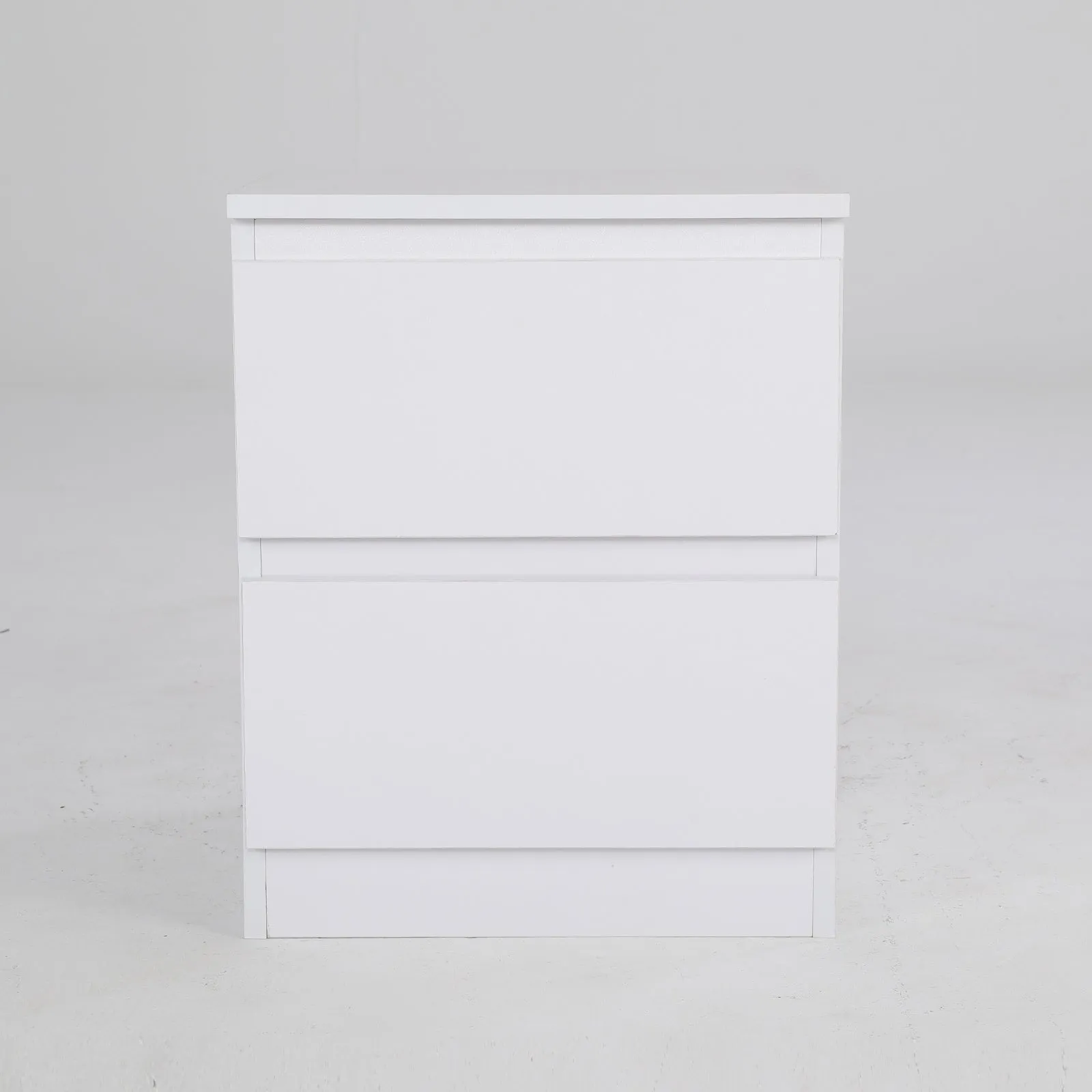 2X Bedside Table Side Storage Cabinet Nightstand Bedroom 2 Drawer JOSS BLACK