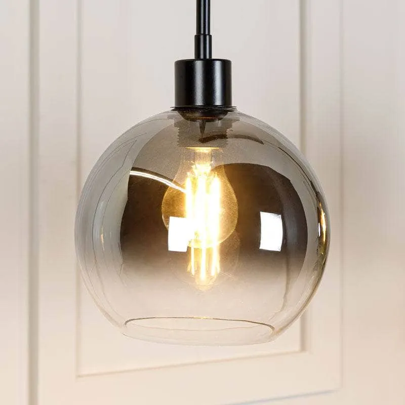 Arkansas 3 Light Pendant Light - Black