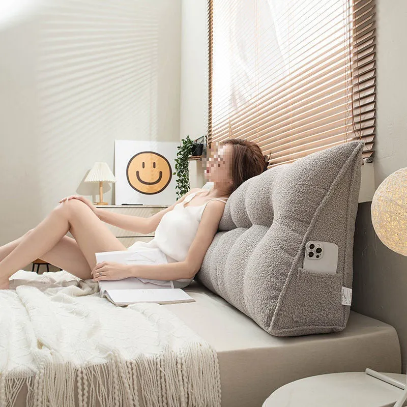 Bedside Cushion Integrated Double Pillow