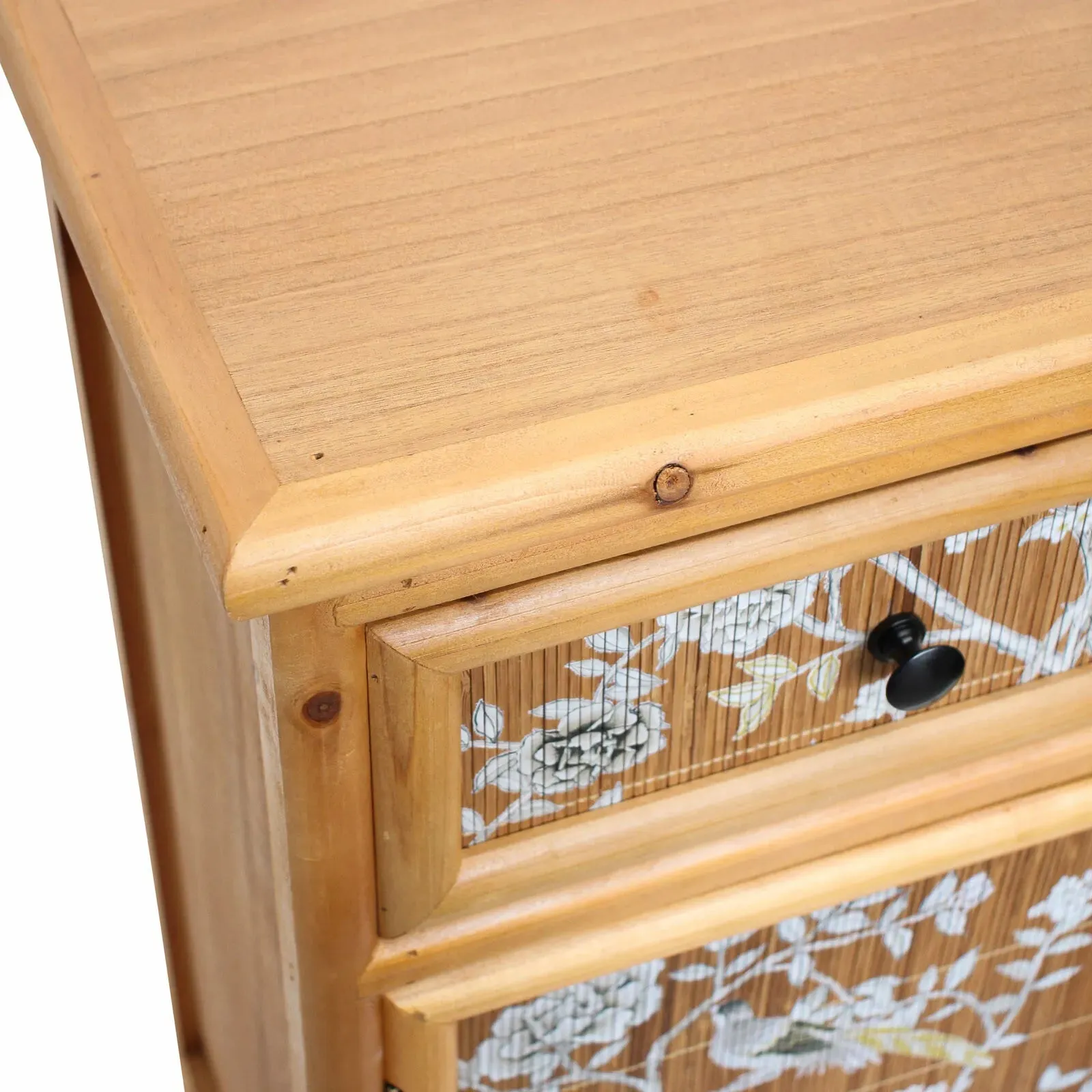 Blossom Bamboo Bedside Table