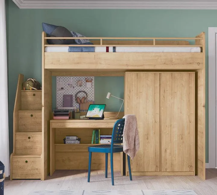Cilek Studio Beds Oak (Parts)