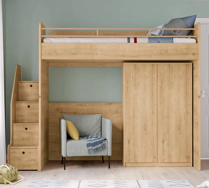Cilek Studio Beds Oak (Parts)