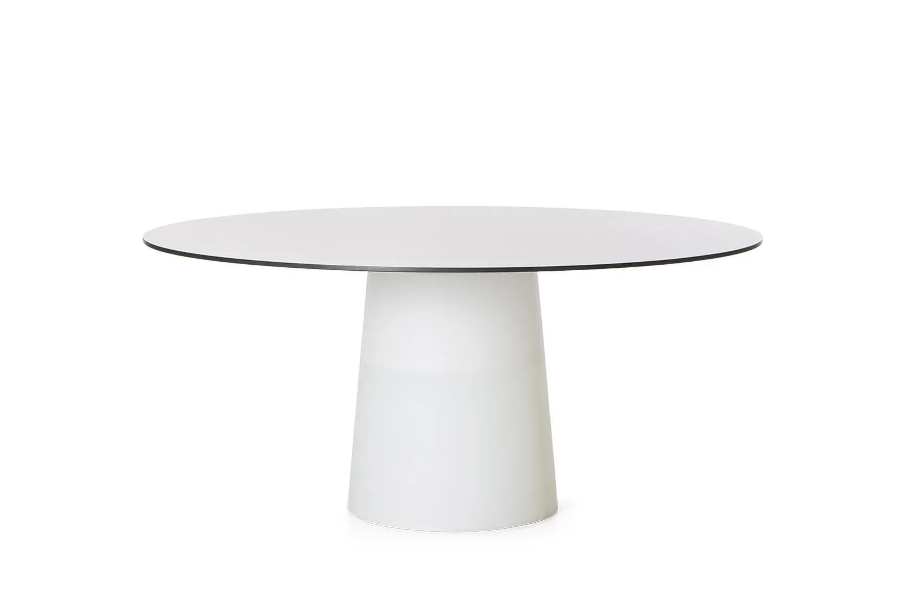 Container Table 7156 with HPL Round Top 160cm