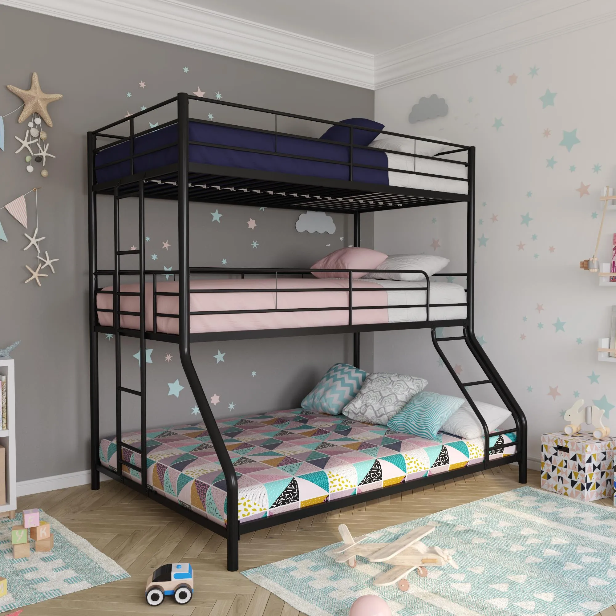 Everleigh Triple Metal Bunk Bed