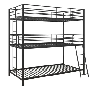 Everleigh Triple Metal Bunk Bed