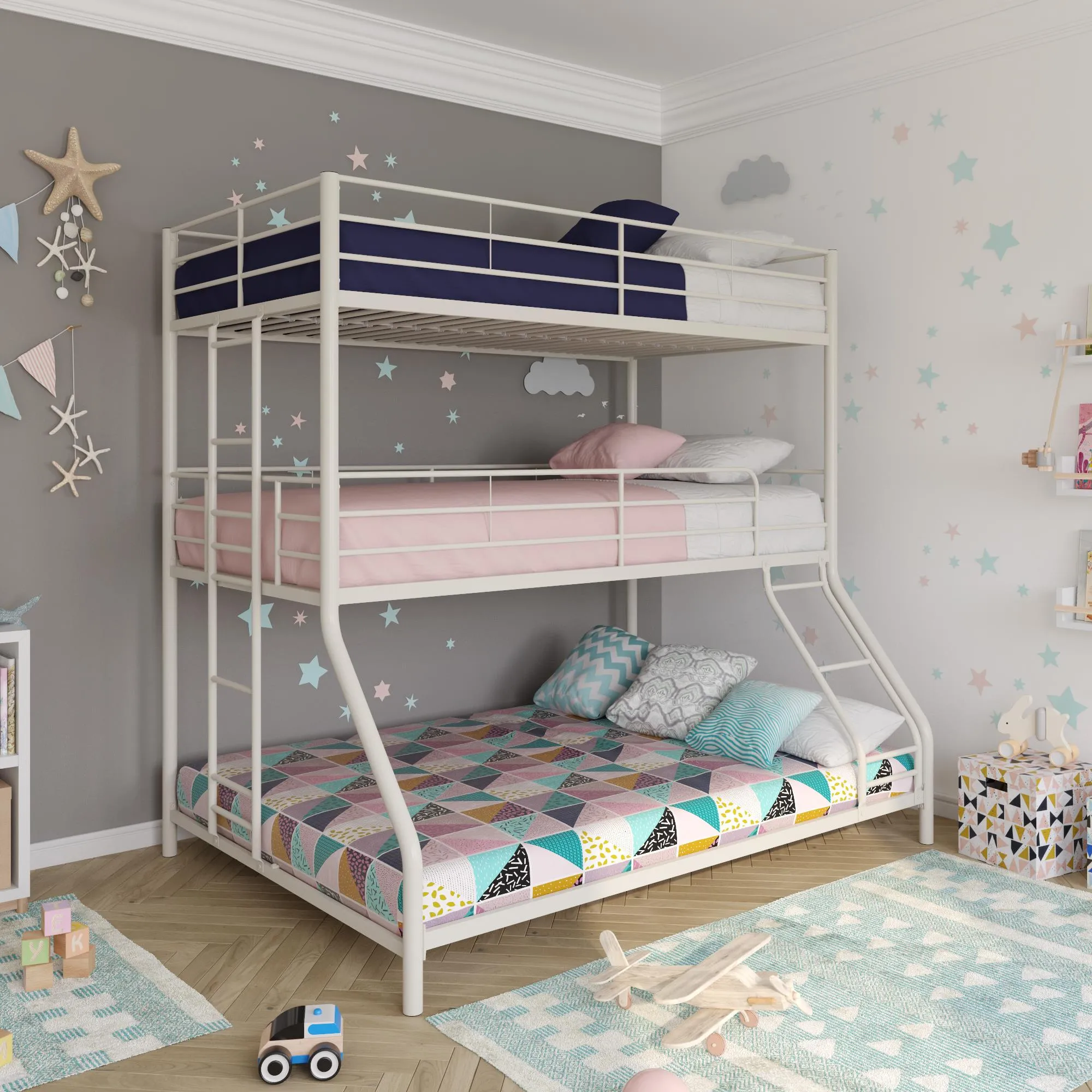 Everleigh Triple Metal Bunk Bed