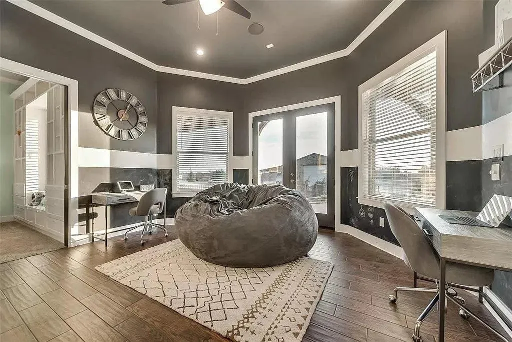Expansive 4-Bedroom Home with Game Room, Media Room, and Courtyard Garage