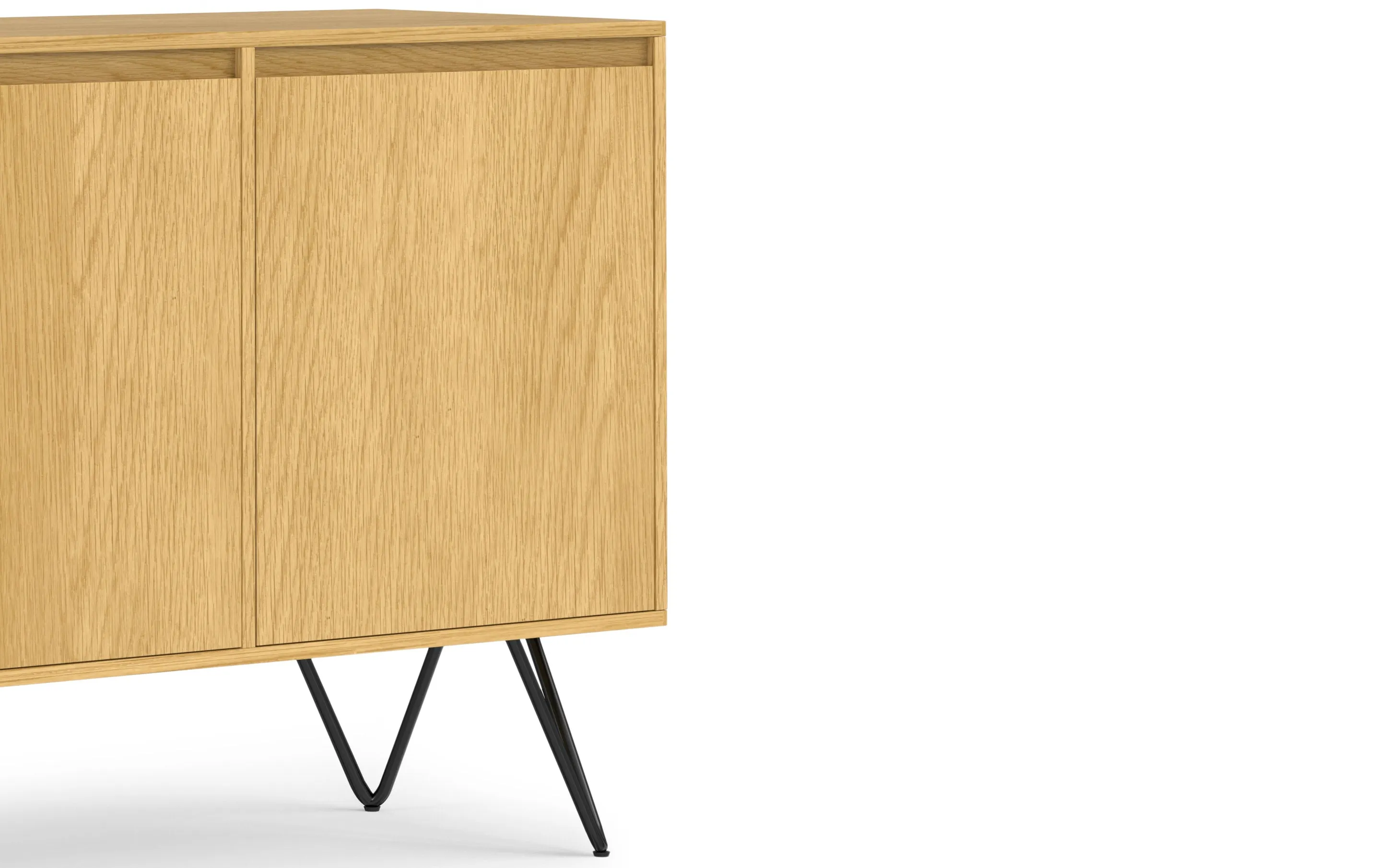 Hunter 3 Door Sideboard Buffet in Oak