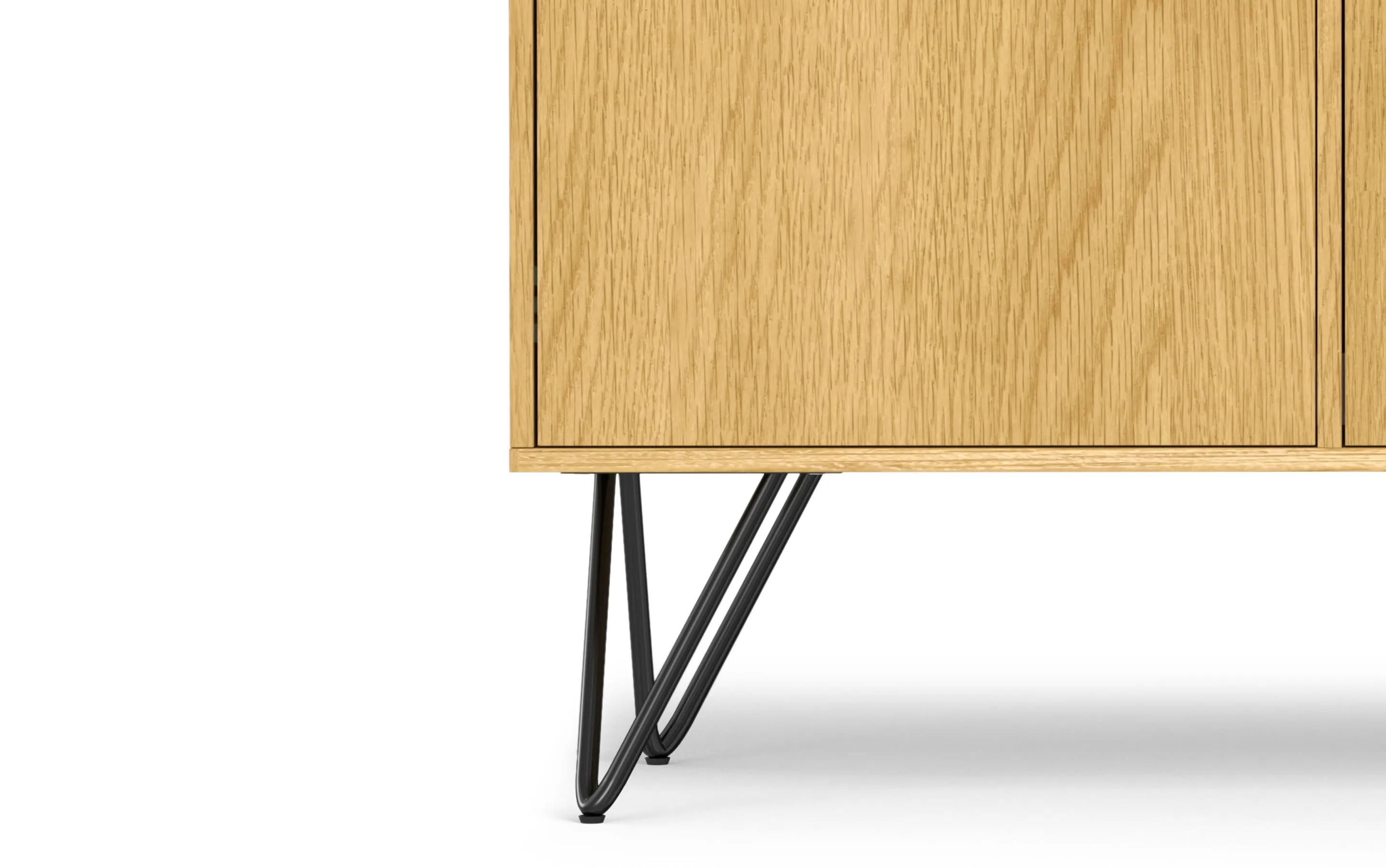 Hunter 3 Door Sideboard Buffet in Oak