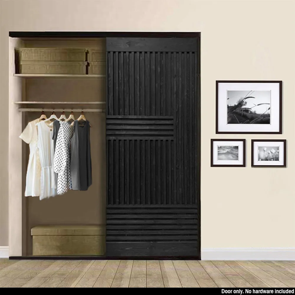 Japanese Series Pre Assembled Wood Interior Sliding Barn Door Slab
