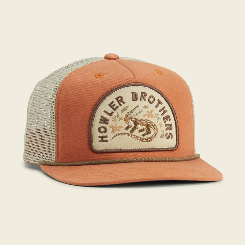 Lazy Gators Snapback: Pumpkin/Khaki