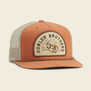 Lazy Gators Snapback: Pumpkin/Khaki
