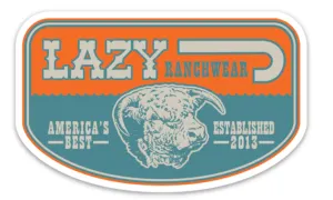 Lazy J Ranch Wear America's Best Sticker