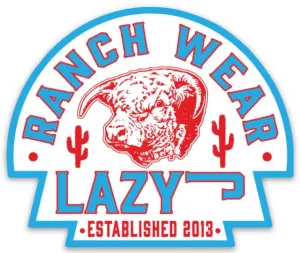 Lazy J Ranch Wear Arrowhead Sticker