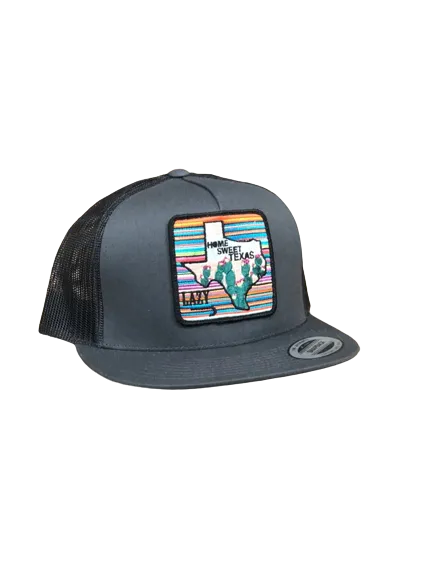 Lazy J Ranch Wear Grey Home Sweet Texas Cap