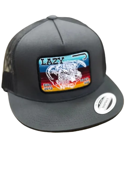 Lazy J Ranch Wear Grey Serape Elevation Patch Cap