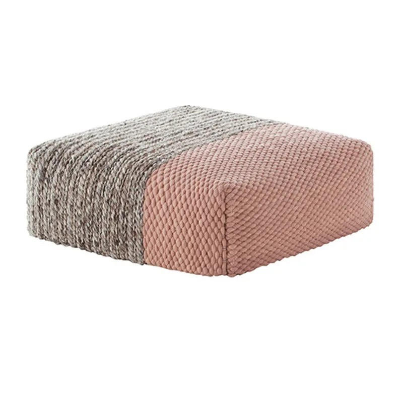 Mangas Space Square Plait Pouf
