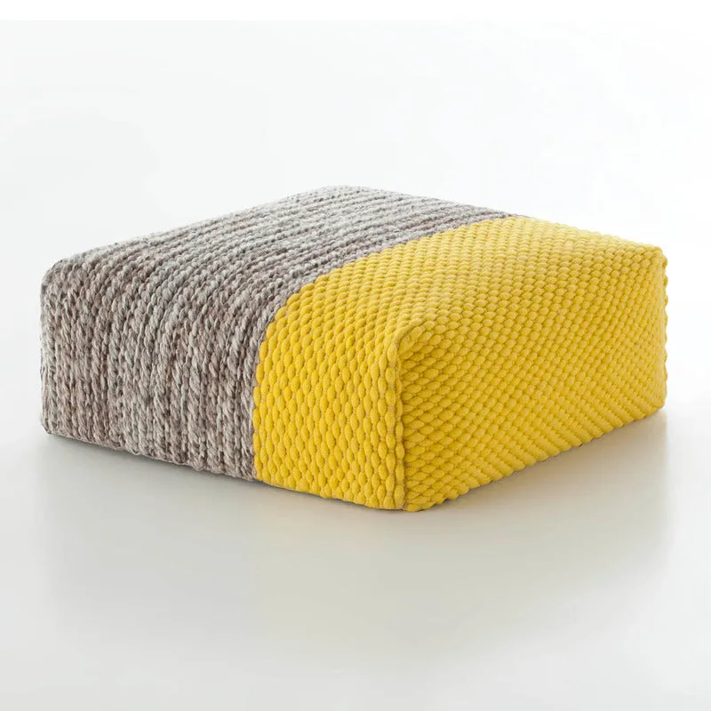 Mangas Space Square Plait Pouf