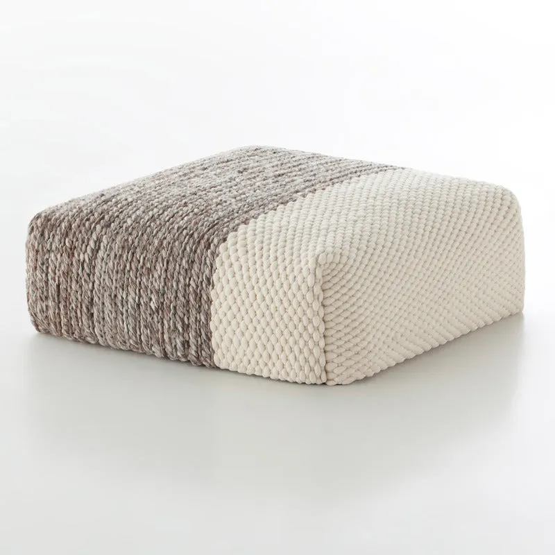 Mangas Space Square Plait Pouf