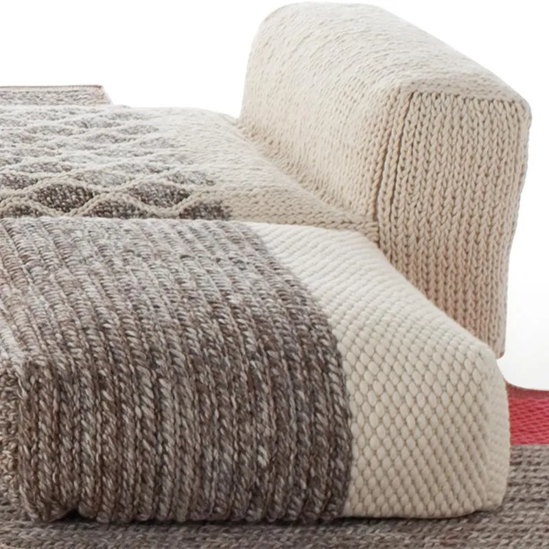 Mangas Space Square Plait Pouf