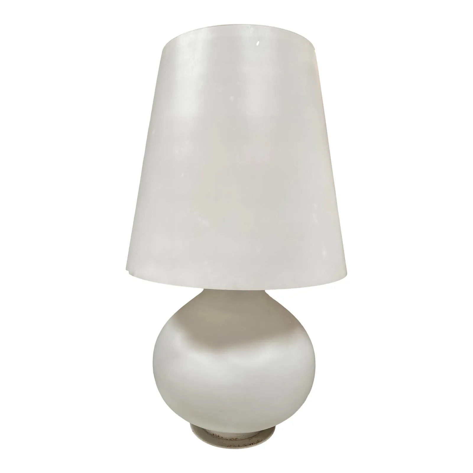 Max Ingrand Glass Table Lamp for Fontana Arte, Italy, 1960s