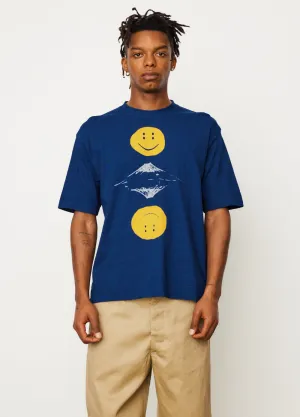 Mirrored Fuji Rainbowy Jersey Crew T-Shirt