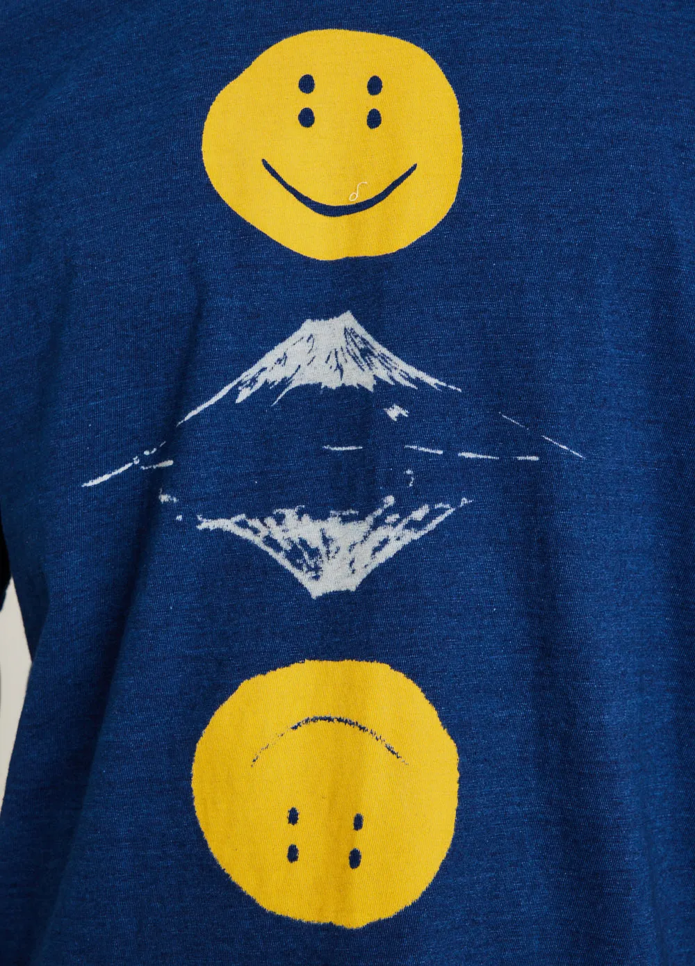 Mirrored Fuji Rainbowy Jersey Crew T-Shirt