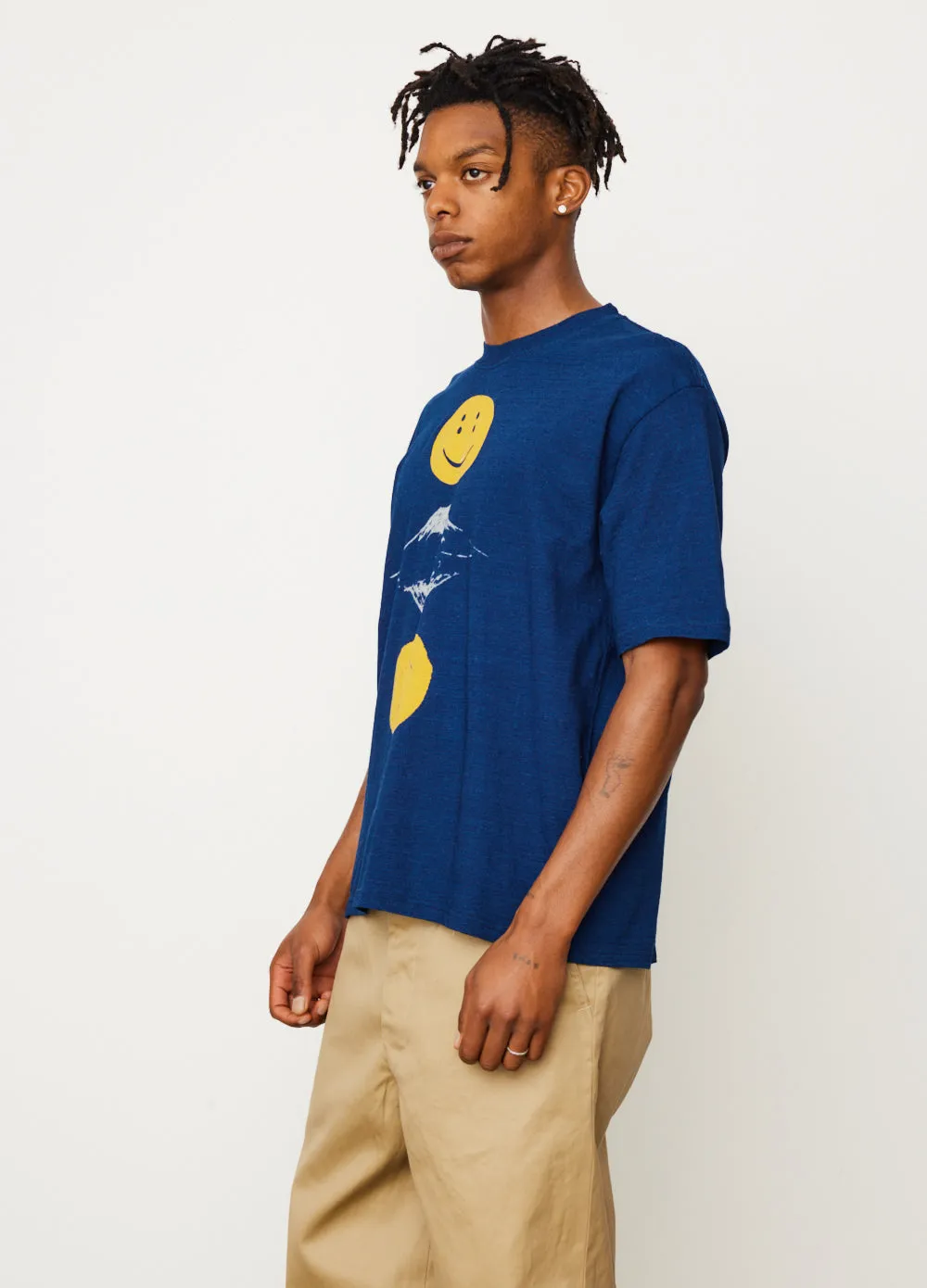 Mirrored Fuji Rainbowy Jersey Crew T-Shirt