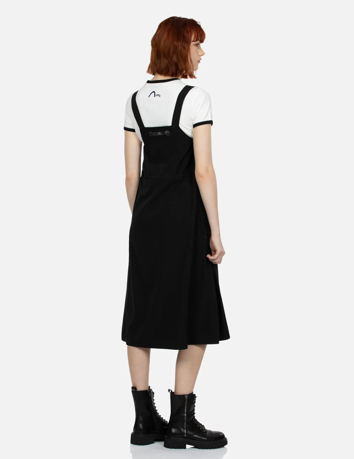 Mirrored Printed Fashion Fit Dungaree Dress