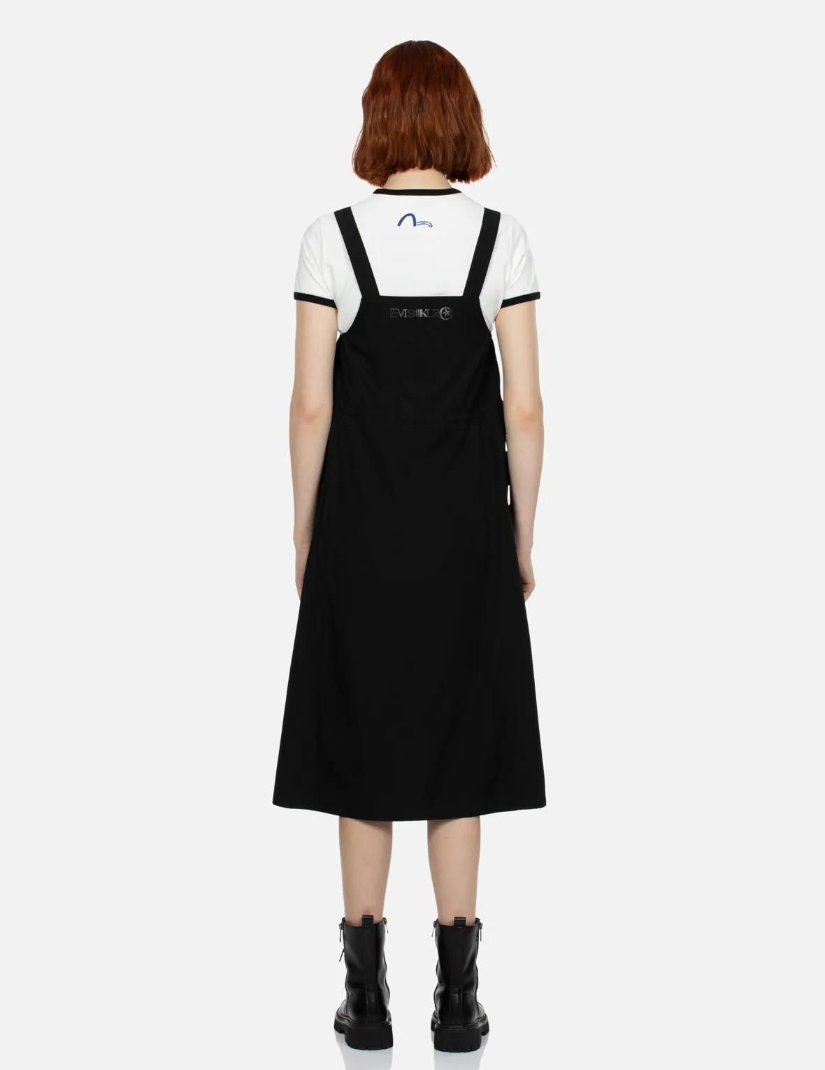 Mirrored Printed Fashion Fit Dungaree Dress