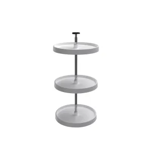 Rev-A-Shelf / 3073-18-11-531 / Value Line Polymer Full-Circle 3-Shelf Lazy Susans for 33" to 36" H Corner Wall Cabinets
