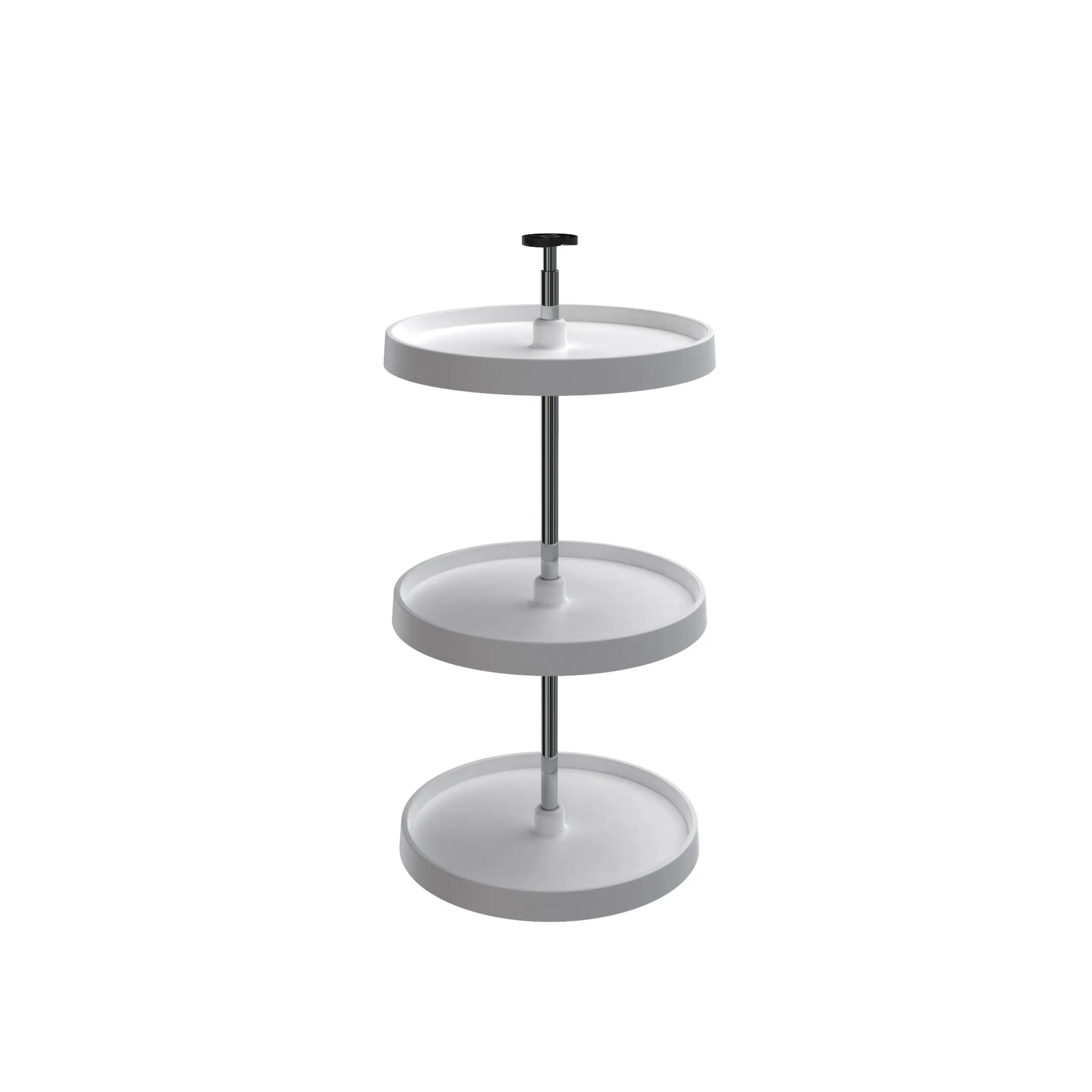Rev-A-Shelf / 3073-18-11-531 / Value Line Polymer Full-Circle 3-Shelf Lazy Susans for 33" to 36" H Corner Wall Cabinets