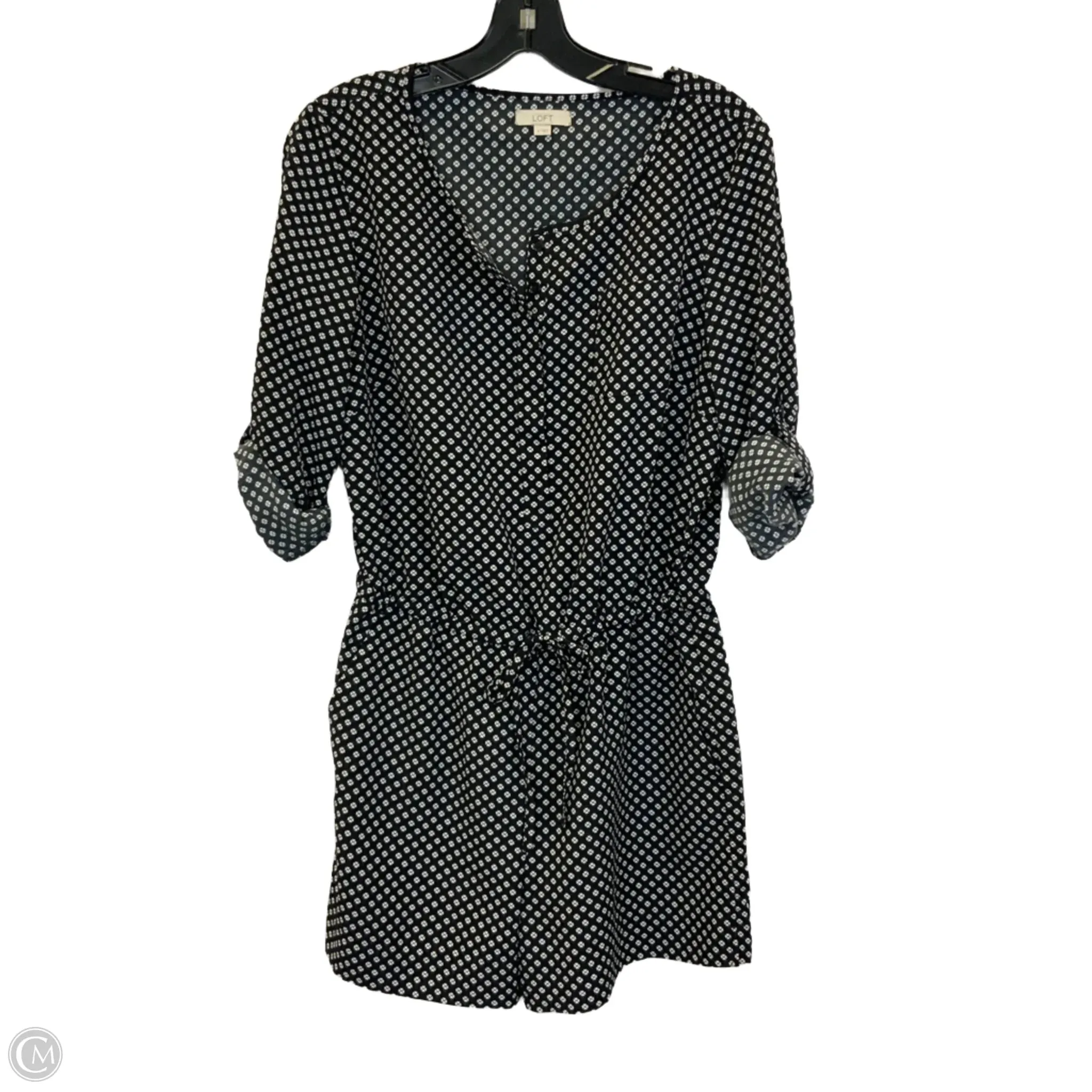Romper By Loft In Black, Size: Xs