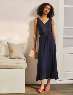 Sienna Jersey Maxi Dress-Navy