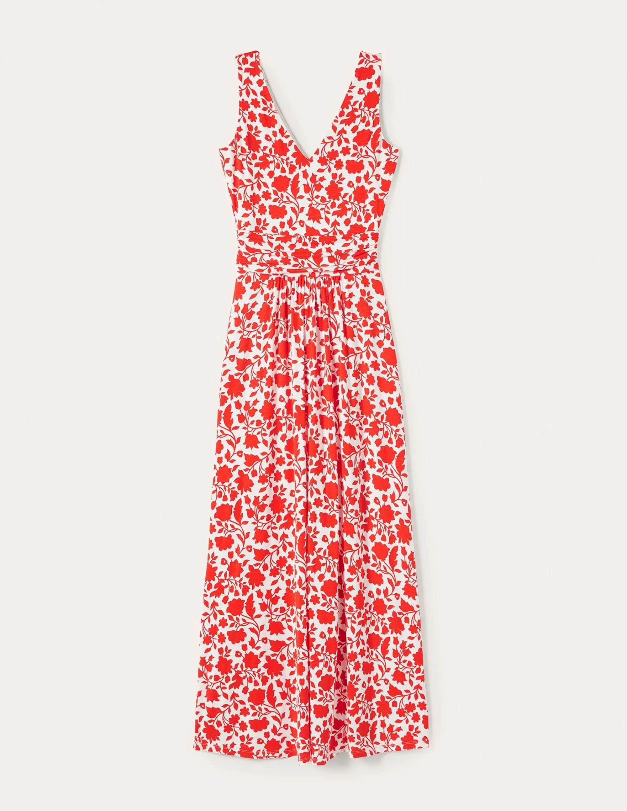 Sienna Jersey Maxi Dress-Papaya, Botanic Silhouette