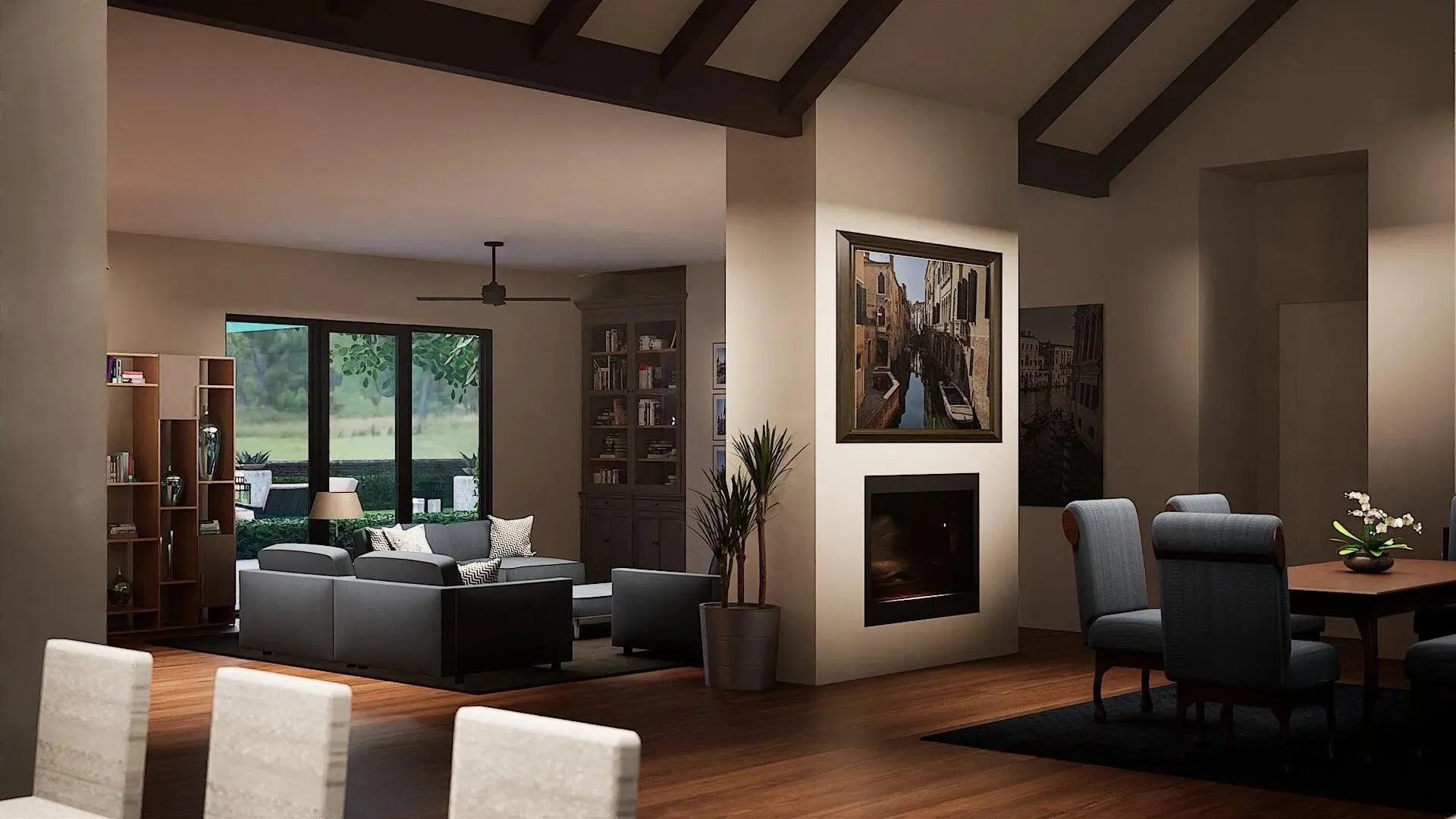 Spacious Elegance: Modern Home with Luxurious First-Floor Master