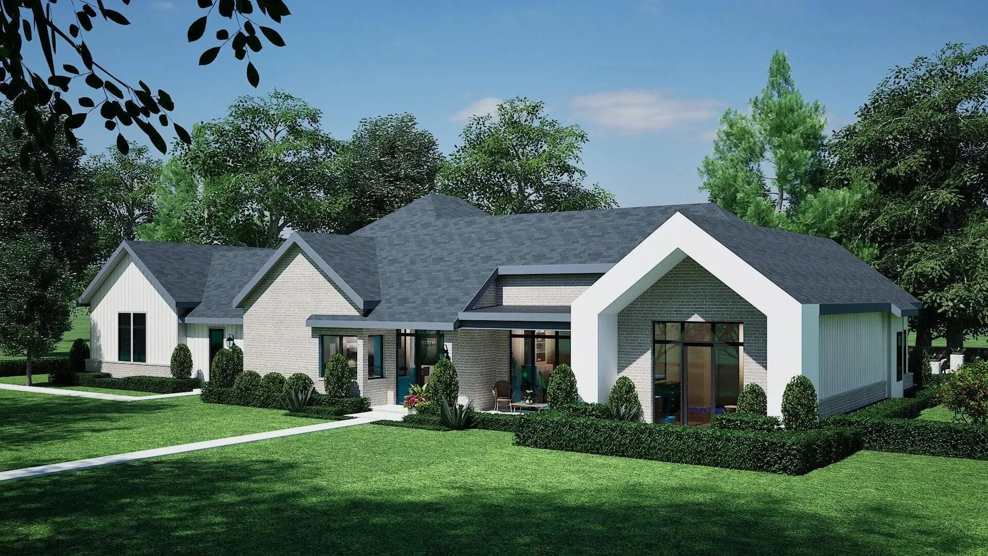 Spacious Elegance: Modern Home with Luxurious First-Floor Master