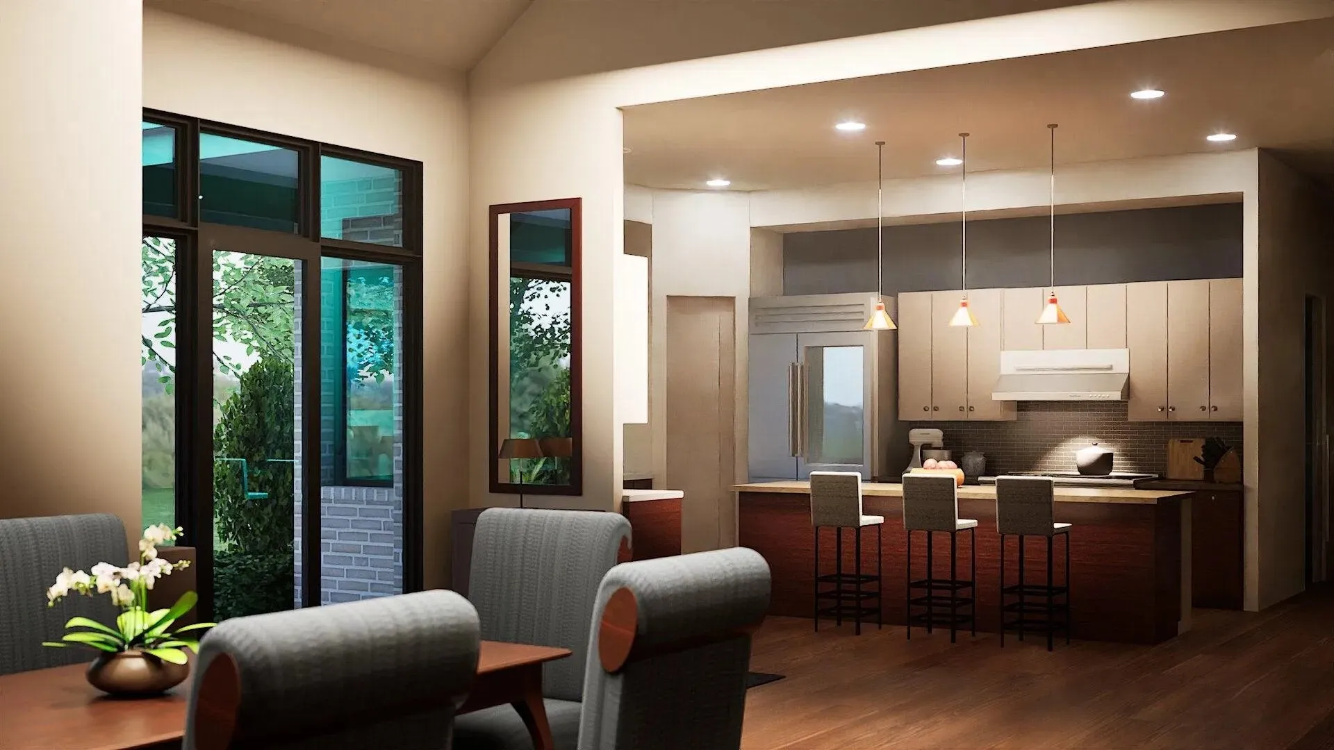 Spacious Elegance: Modern Home with Luxurious First-Floor Master