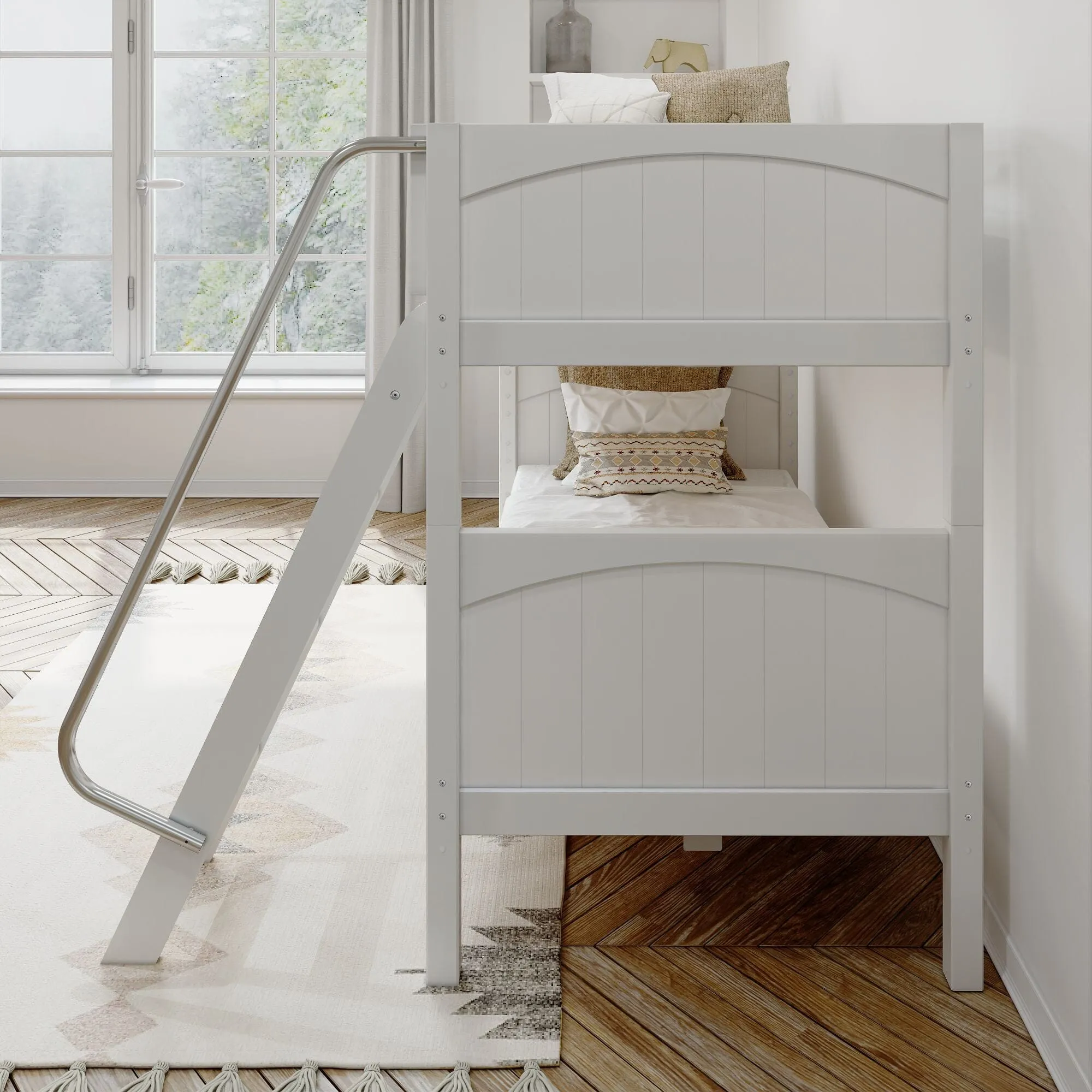 Twin XL Medium Bunk Bed with Ladder